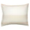 Sferra Perugia Striped Sateen King Sham - Exclusive In White