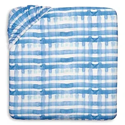 Sferra Plaidino Bottom Fitted Sheet, Queen In Clearwater