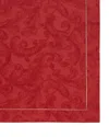 Sferra Plume Jacquard 70" X 108" Tablecloth In Red
