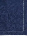 Sferra Acanthus Jacquard Tablecloth, 70" X 108" In Sapphire
