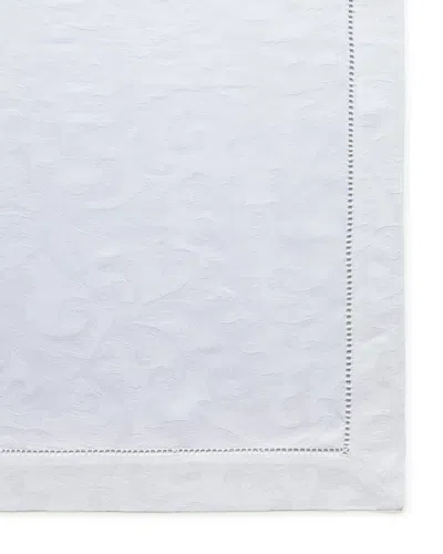 Sferra Plume Jacquard 70" X 162" Tablecloth In White