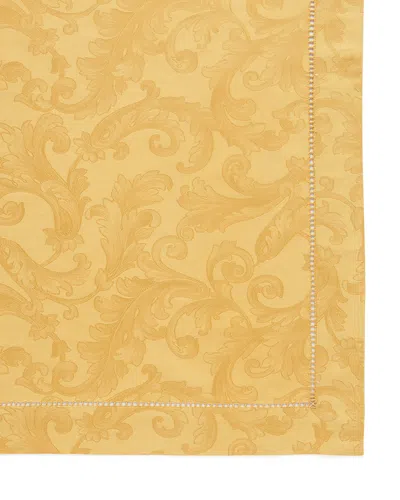 Sferra Acanthus Jacquard Tablecloth 70" X 126" In Sapphire