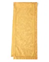 Sferra Plume Jacquard 72"l Table Runner In Yellow