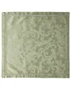 Sferra Acanthus Jacquard Napkins, Set Of 4 In Sage