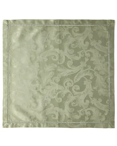 Sferra Acanthus Jacquard Napkins, Set Of 4 In Sage