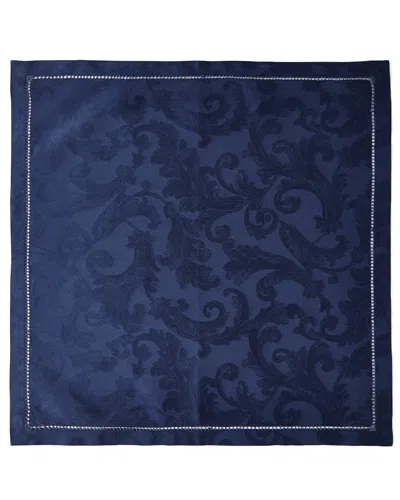 Sferra Acanthus Jacquard Napkins, Set Of 4 In Sapphire