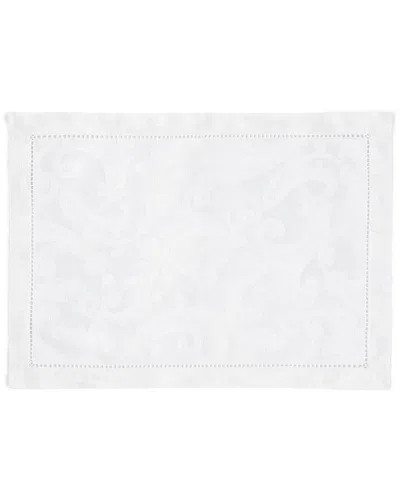 Sferra Plume Jacquard Placemats, Set Of 4 In White