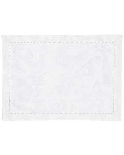 Sferra Acanthus Jacquard Placemats, Set Of 4 In White