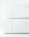Sferra Millesimo Queen Sateen Flat Sheet In White