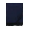 Sferra Renna Fringed Throw In Navy