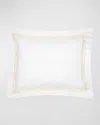 Sferra Standard Resort Sham In White/banana