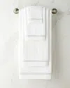 Sferra Resort Hand Towel In White/grey
