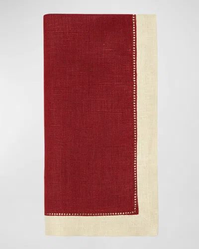 Sferra Roma Dinner Napkins, Set Of 4 In Cinnabar/stone