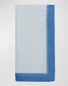 Sferra Roma 4-piece Colorblock Dinner Napkin Set In Sky Ocean