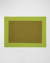 Sferra Roma Color-block Placemats, Set Of 4 In Green