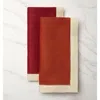 Sferra Roma Colorblock Dinner Napkins, Set Of 4 In Cinnabar/stone
