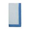 Sferra Roma 4-piece Colorblock Dinner Napkin Set In Ocean/sky