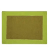 Sferra Roma 4-piece Colorblock Placemat Set In Avocado/apple