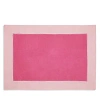 Sferra Roma 4-piece Colorblock Placemat Set In Pink Carnation