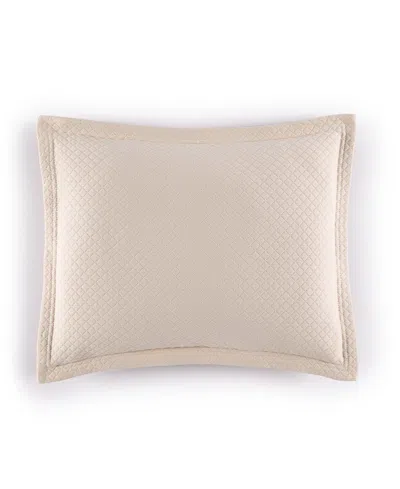 Sferra Rombo Cotton Boudoir Sham, 12" X 16" In Sand