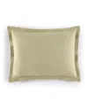 Sferra Rombo Cotton Boudoir Sham, 12" X 16" In Willow