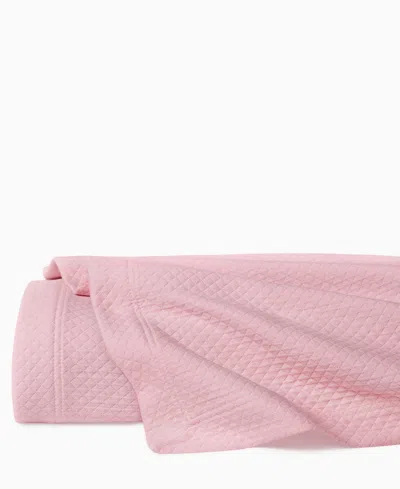 Sferra Rombo Cotton Coverlet, Twin In Pink