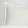 Sferra Rombo Cotton Diamond Matelasse Sham, Super Euro In White