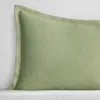 Sferra Rombo Diamond Pique Matelasse Sham, Boudoir In Green