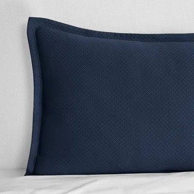 Sferra Rombo Diamond Pique Matelasse Sham, King In Black