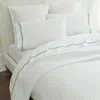 Sferra Sampietrini Quilted Sateen Euro Sham In Neutral