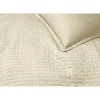 Sferra Sampietrini Quilted Sateen Euro Sham In Sand