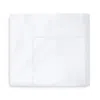 Sferra Savio Flat Sheet, Full/queen In White