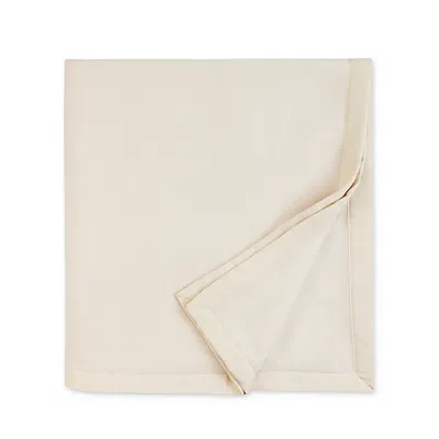 Sferra Savoy Bagged Linen King Blanket In Ivory