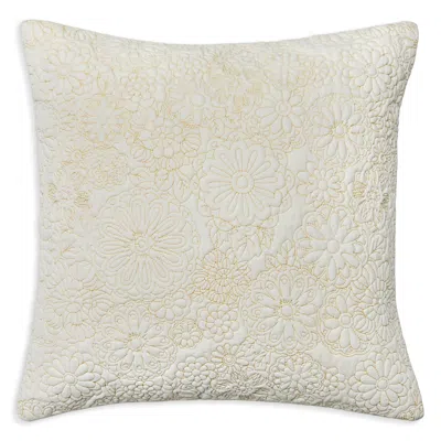 Sferra Scalamandre X  Siberian Floral Velvet Decorative Pillow, 20 X 20 In Brown