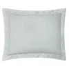 Sferra Selini Leaf Sateen Jacquard Sham, King In Silversage