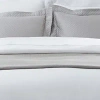 Sferra Sereno Fitted Sheet, Twin In White