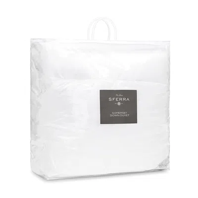Sferra Somerset Medium Down Comforter, Twin In White
