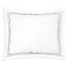 Sferra Squillo Continental Sham In White/platinum