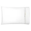 Sferra Squillo Pillowcase, Standard In White/platinum