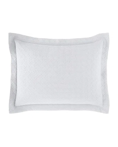 Sferra Standard Marcus Collection Cane Matelasse Sham In White