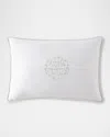 Sferra Storia Decorative Pillow, 12" X 18" In White