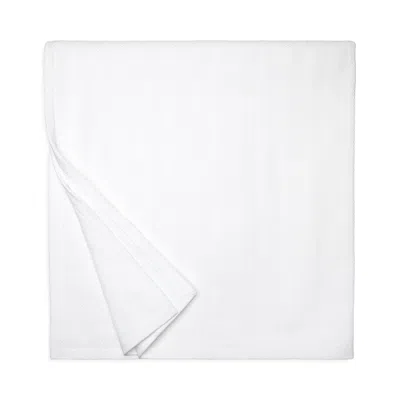 Sferra Tavira Twin Blanket, 80" X 100" In White