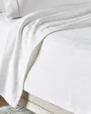 Sferra Tavira Full/queen Blanket, 100" X 100" In White