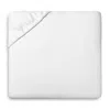 Sferra Tesoro Fitted Sheet, King In White