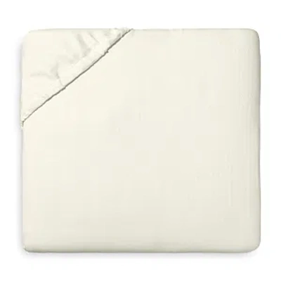 Sferra Tesoro Fitted Sheet, Twin In White