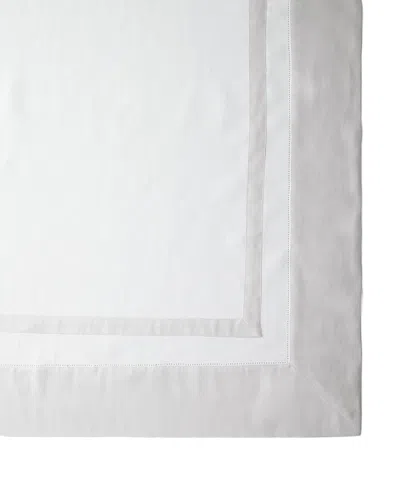 Sferra Tipton Oblong Tablecloth, 66" X 106" In White