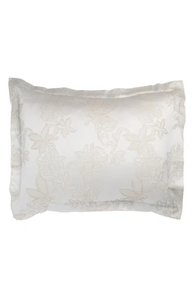 Sferra Tivoli Cotton Sateen Pillow Sham In Taupe