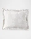 Sferra Tivoli Cotton Sateen Pillow Sham In Taupe