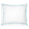 Sferra Tratto Boudoir Sham In White/clearwater