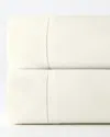 Sferra Two King 1,020tc Solid Sateen Pillowcases In Ivory
